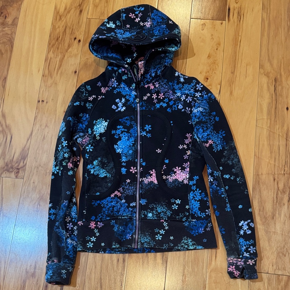 lululemon athletica Black Floral Women's Jacket